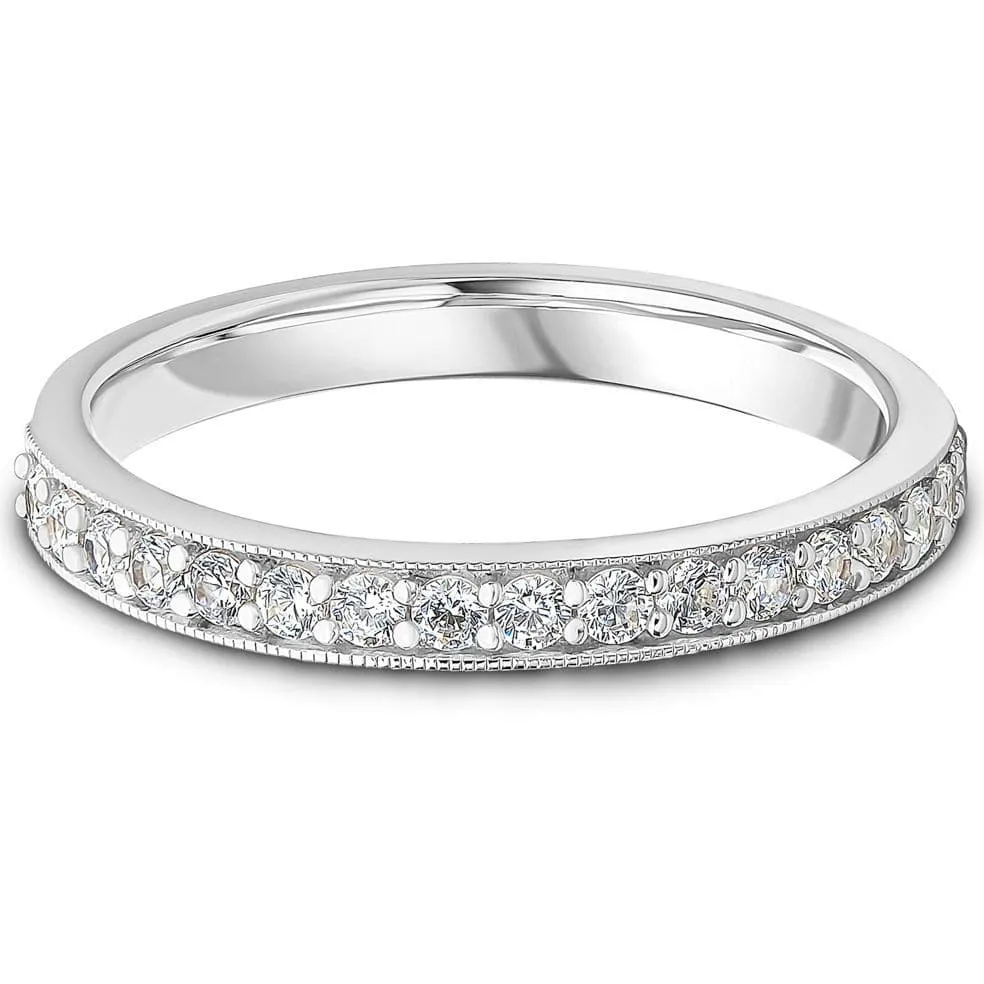 0.25cts Vintage Grain Diamond wedding ring