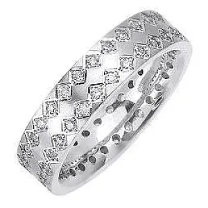0.60ct 14K or 18K White Gold Diamond Ring