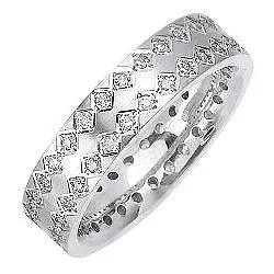 0.60ct 14K or 18K White Gold Diamond Ring
