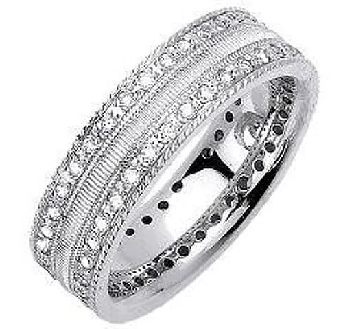 0.72ct 14K or 18K White Gold Diamond Ring