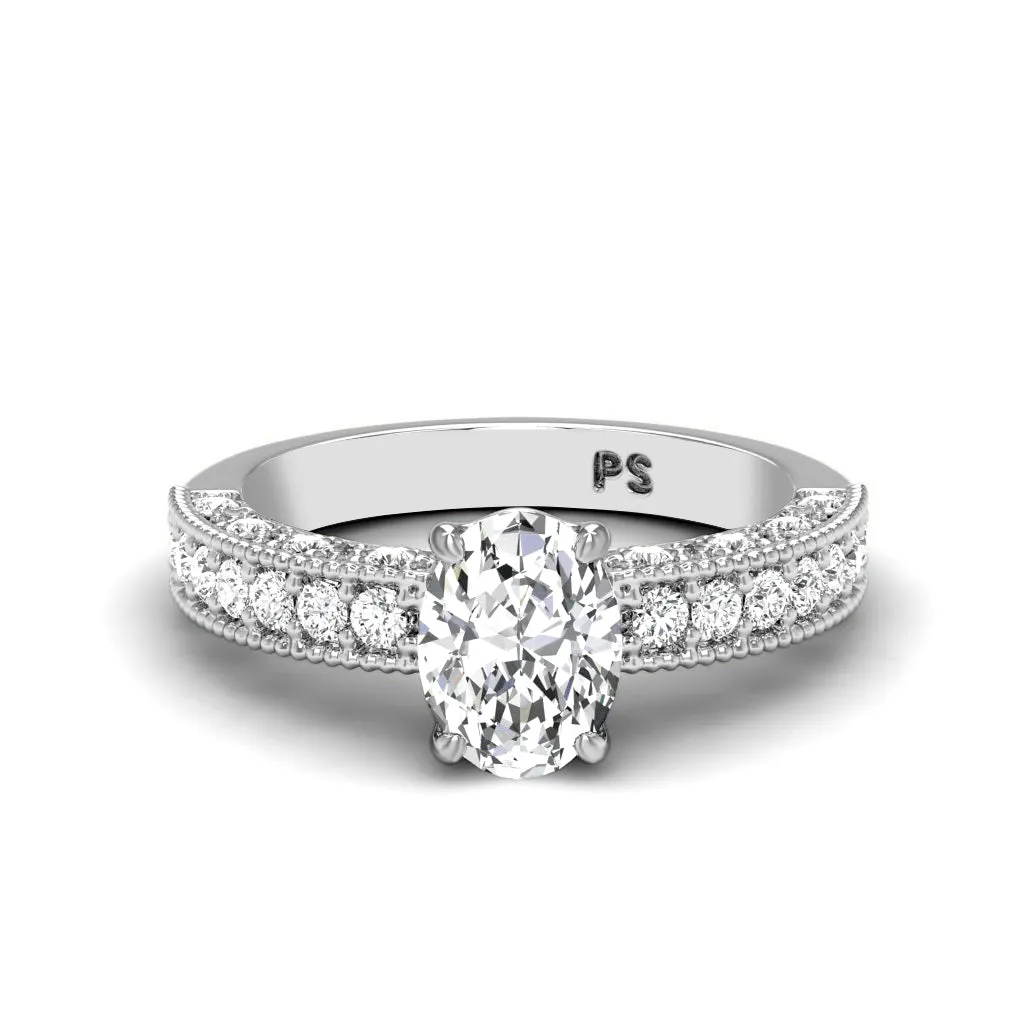 0.95-2.10 CT Round & Princess Cut Diamonds - Solitaire Ring