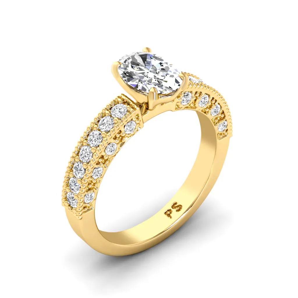 0.95-2.10 CT Round & Princess Cut Diamonds - Solitaire Ring
