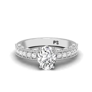 0.95-2.10 CT Round & Princess Cut Diamonds - Solitaire Ring