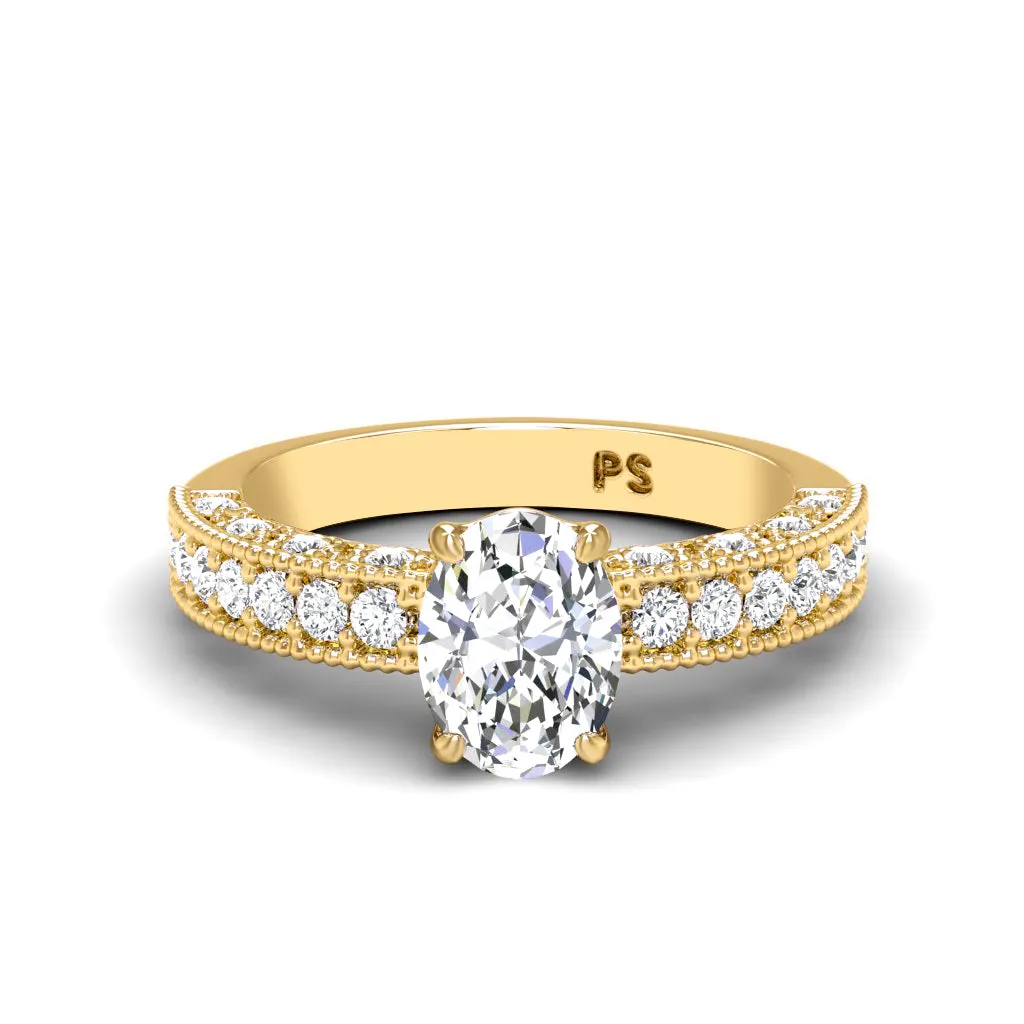 0.95-2.10 CT Round & Princess Cut Diamonds - Solitaire Ring