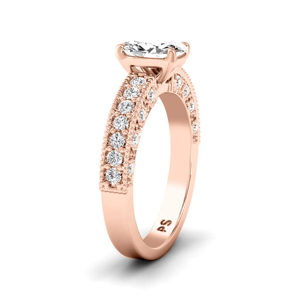 0.95-2.10 CT Round & Princess Cut Diamonds - Solitaire Ring