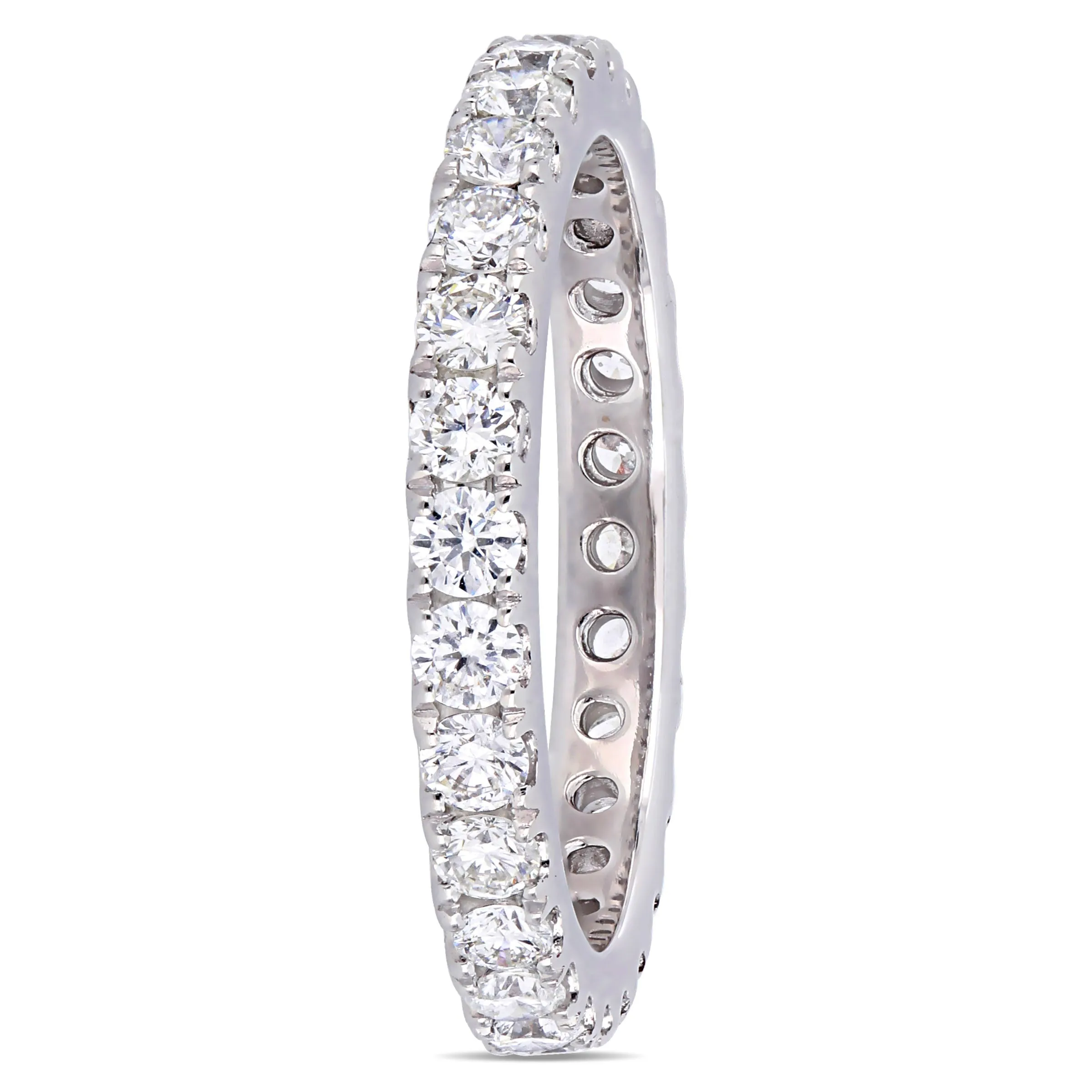 1 CT Diamond TW Eternity Ring 14k White Gold GH SI