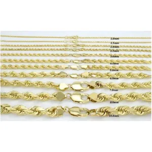 10K Gold Rope