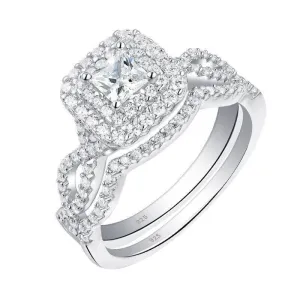 1.3 Ct Princess Cut Diamond Engagement Ring