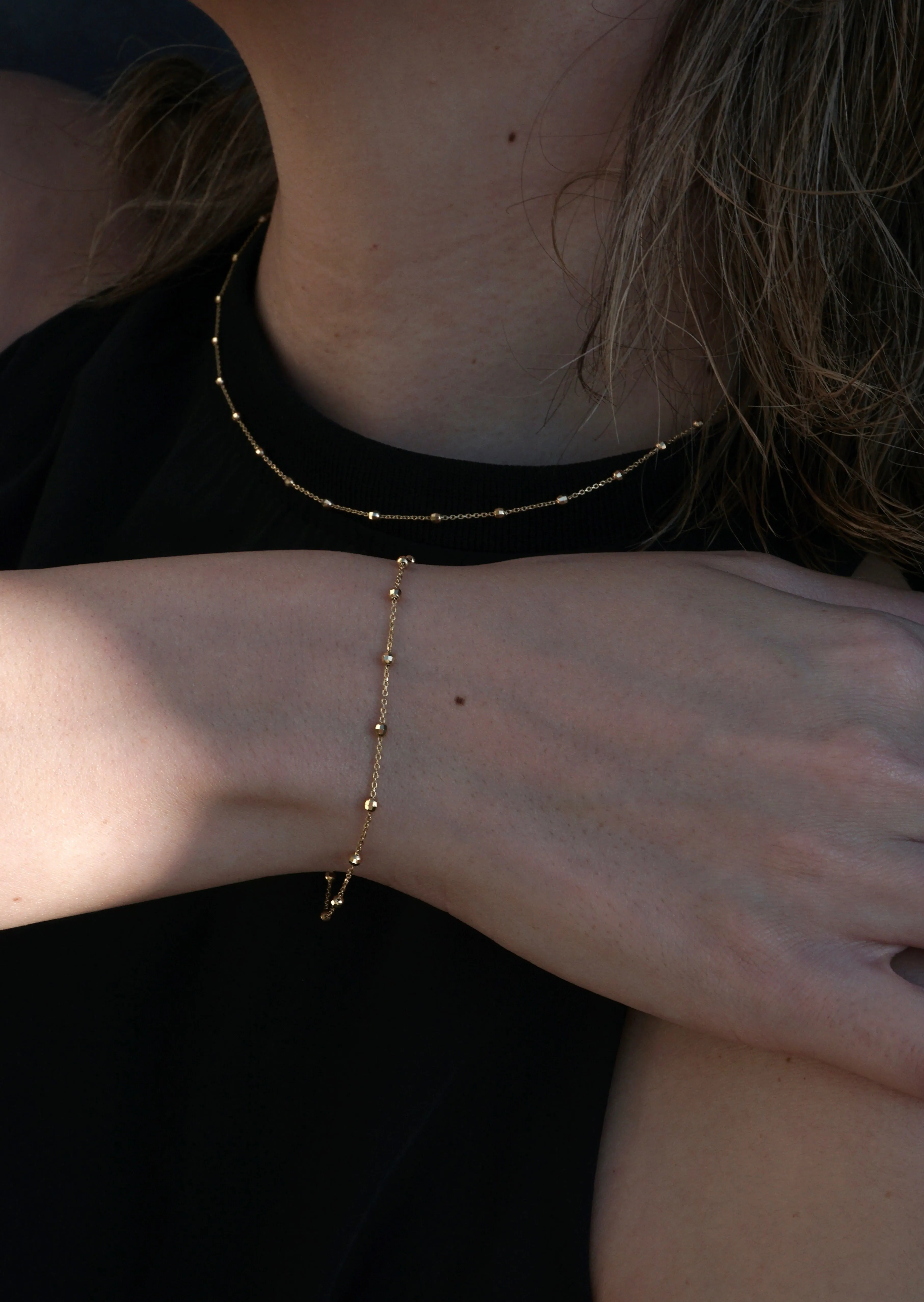 14k Gold Disco Chain