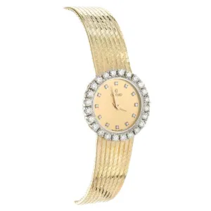 14K LADIES  DIAMOND WATCH