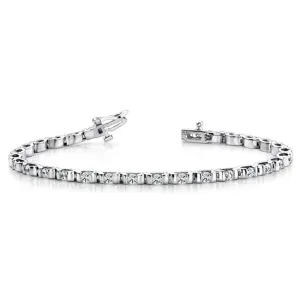 14k Solid Gold Diamond Tennis Bracelet (1.80.cts.tw)