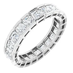 14K White 3 1/3 CTW Diamond Eternity Band