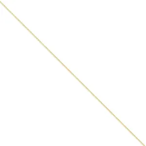 14k Yellow Gold 1.30mm Solid D.C Cable Chain