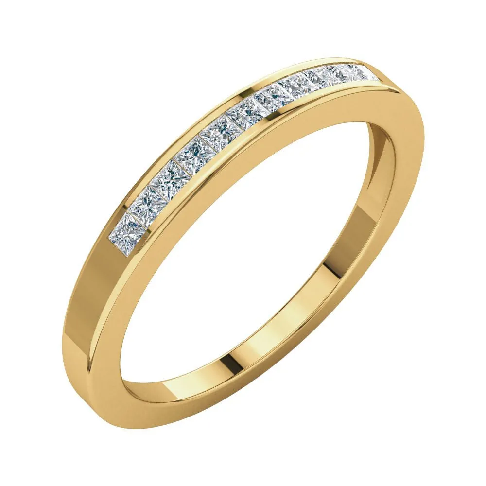 14k Yellow Gold Anniversary Band, Size 5
