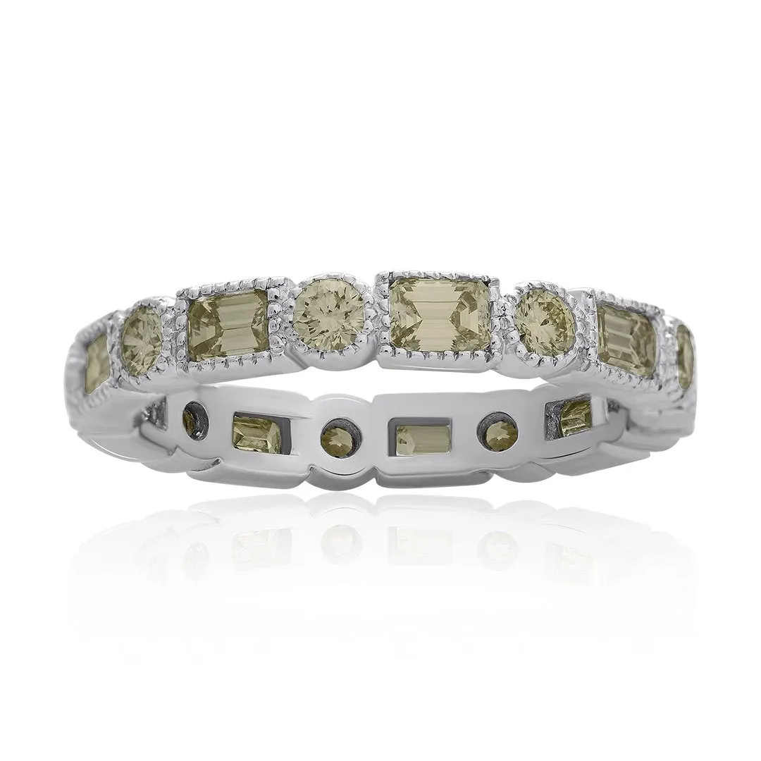 14k Yellow Gold Diamond Eternity Band 1.11 Ctw