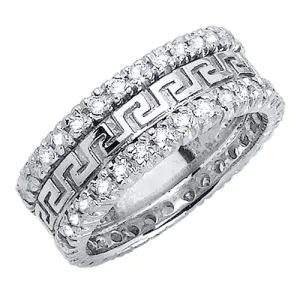 1.86ct 14K or 18K Two-Tone Gold Diamond Ring
