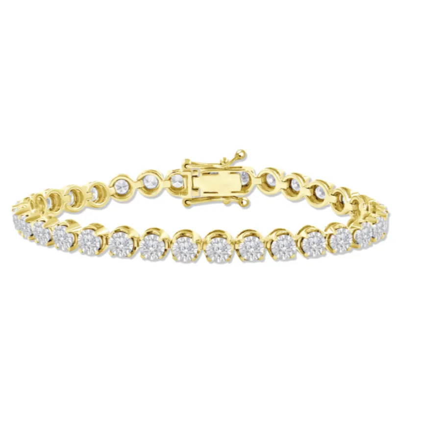 18K Diamond Tennis Bracelet (5.15ct)