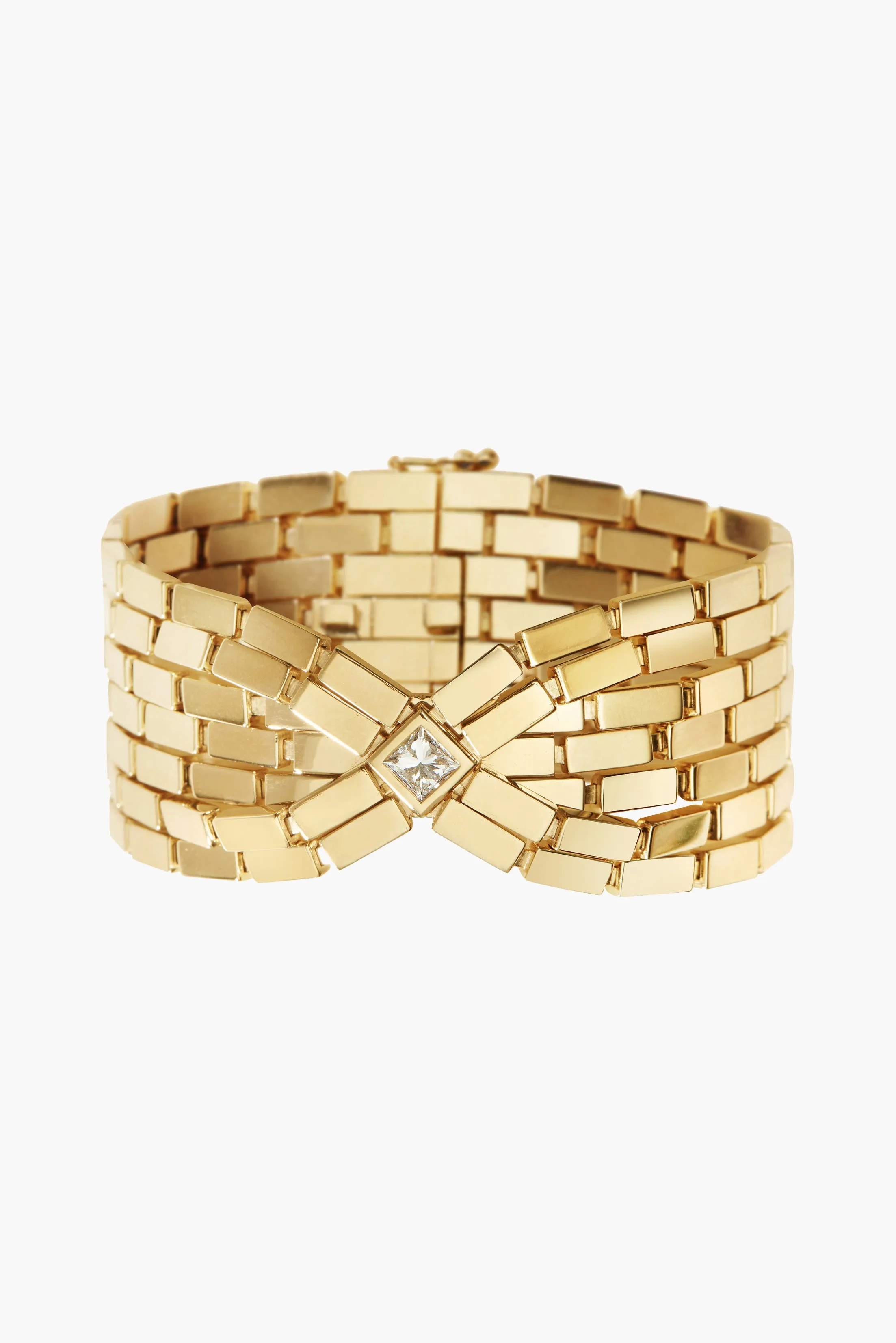 18K Yellow Gold Diamond Cascade Bracelet