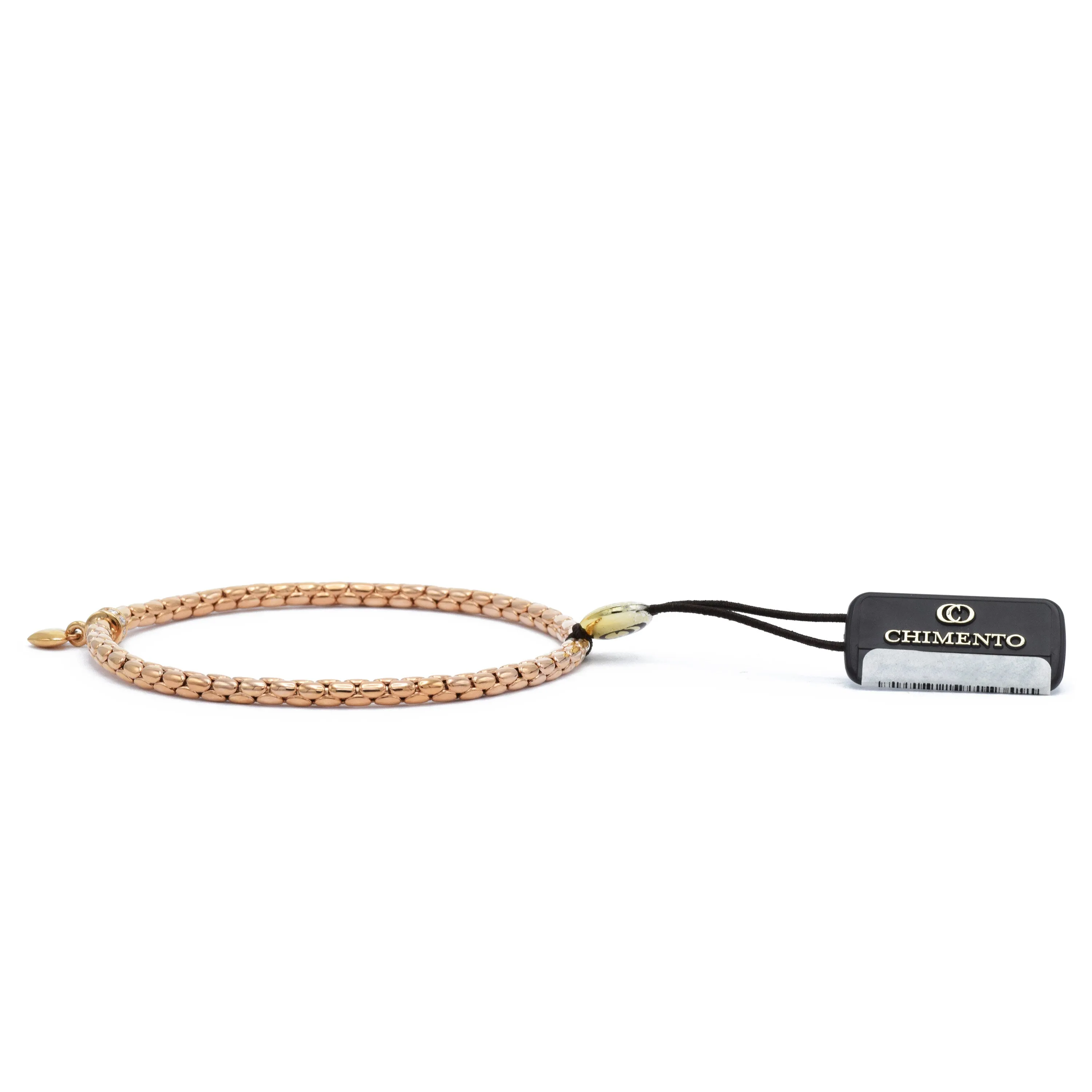 18KT Rose Gold Chimento Heart Charm Bracelet
