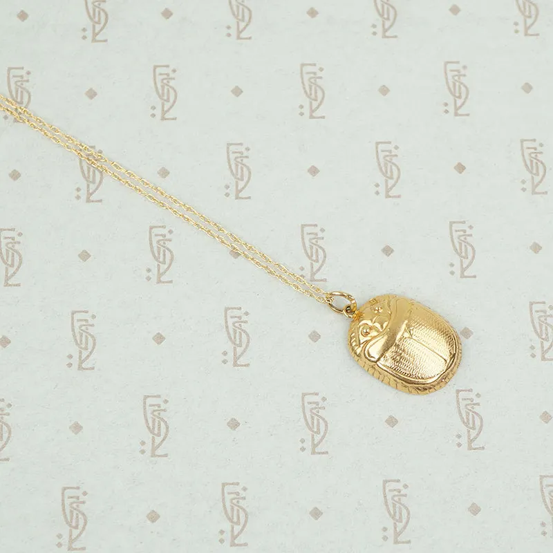 1960's Egyptian Revival Scarab Pendant