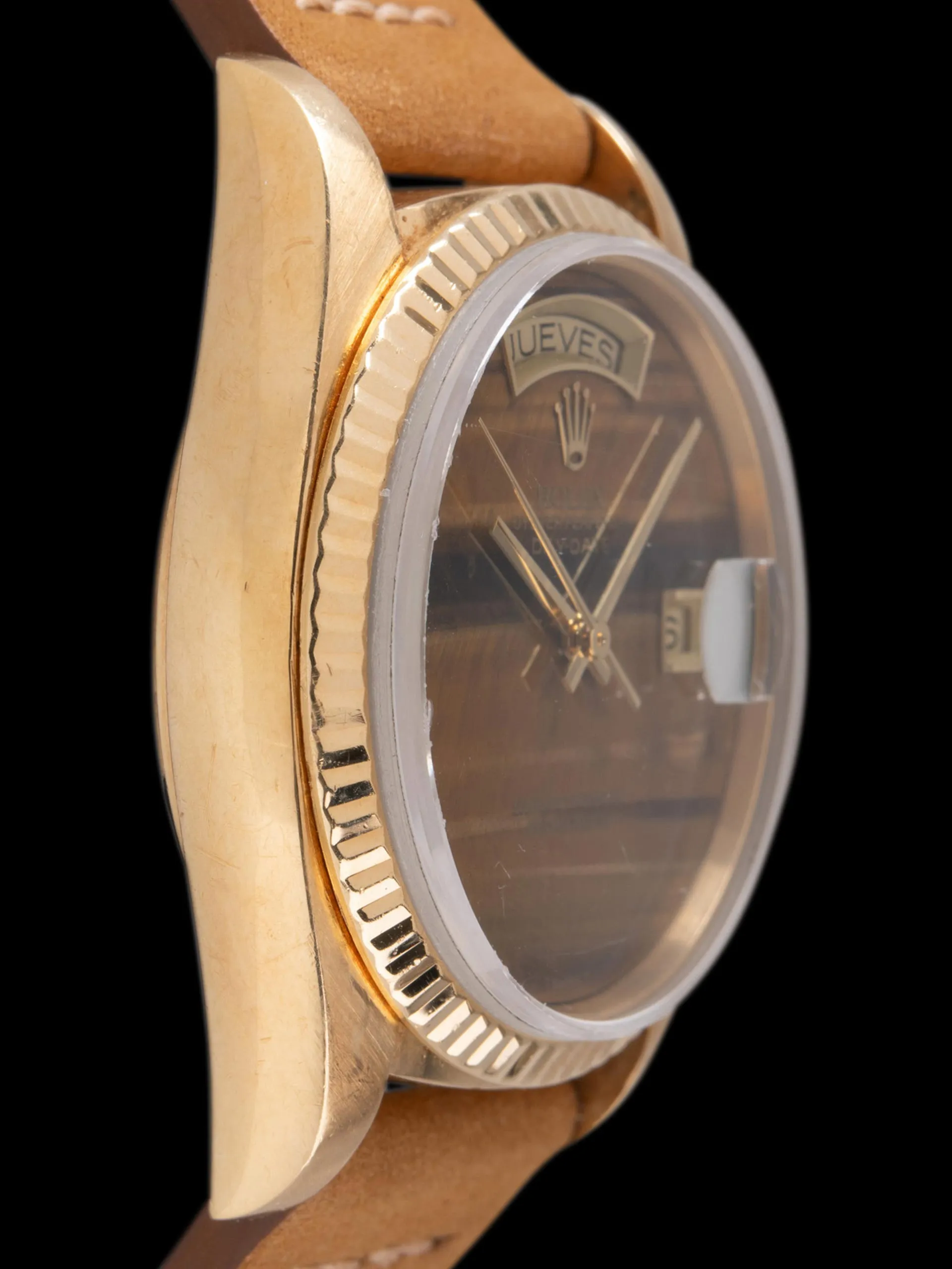 1979 Rolex Day-Date 18K YG (Ref. 18038) Tiger Eye Stone Dial
