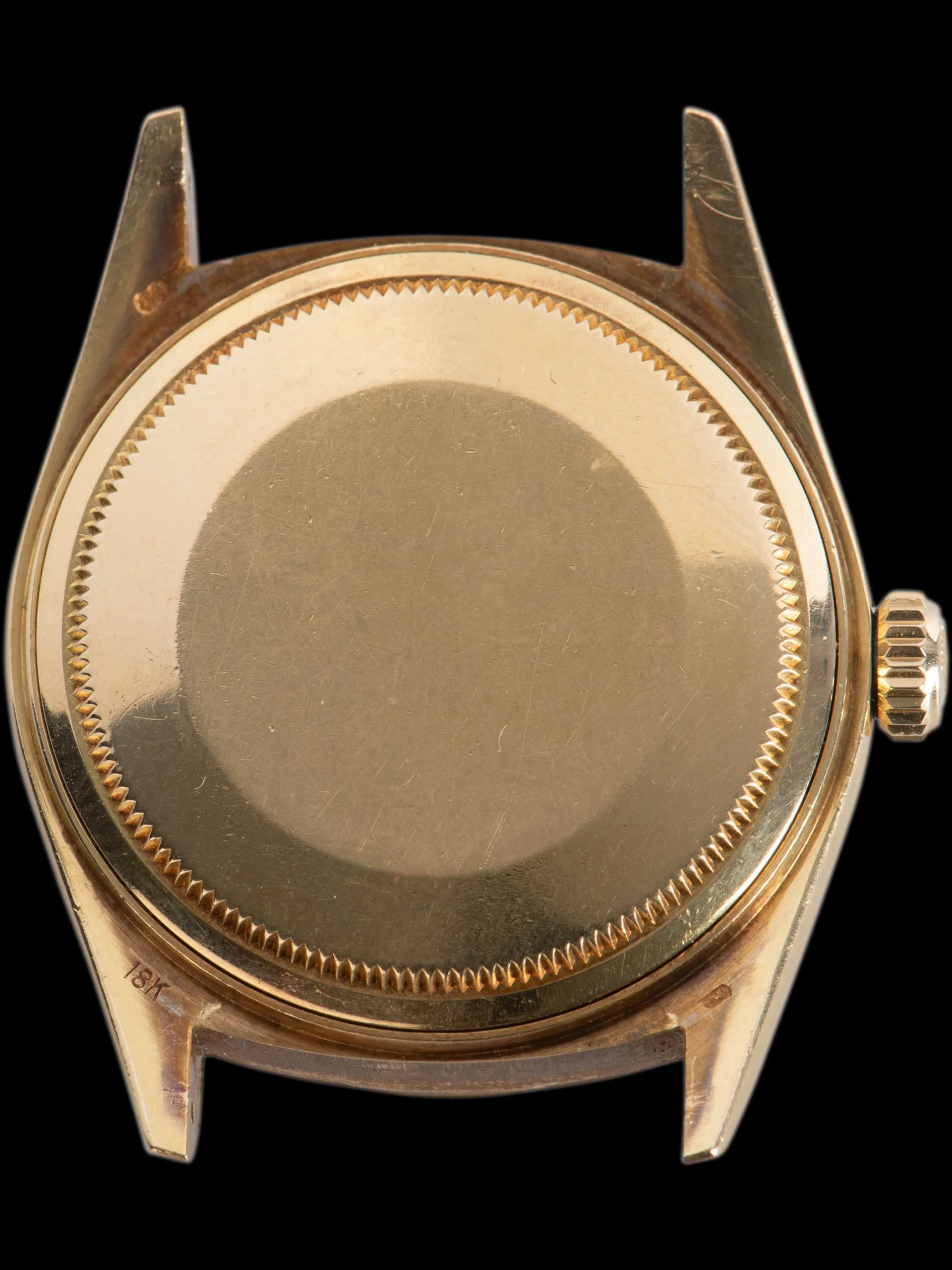 1986 Rolex Day-Date 18K YG (Ref. 18038) Blue Vignette Diamond Dial W/ Papers