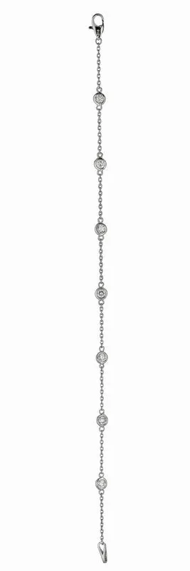20 POINTER 7 SECTION DIAMOND BRACELET 14K GOLD (1.5 CTW)