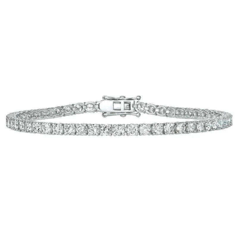 2.00 CARAT NATURAL DIAMOND TENNIS BRACELET G-H SI 14K GOLD 7” 84 STONES