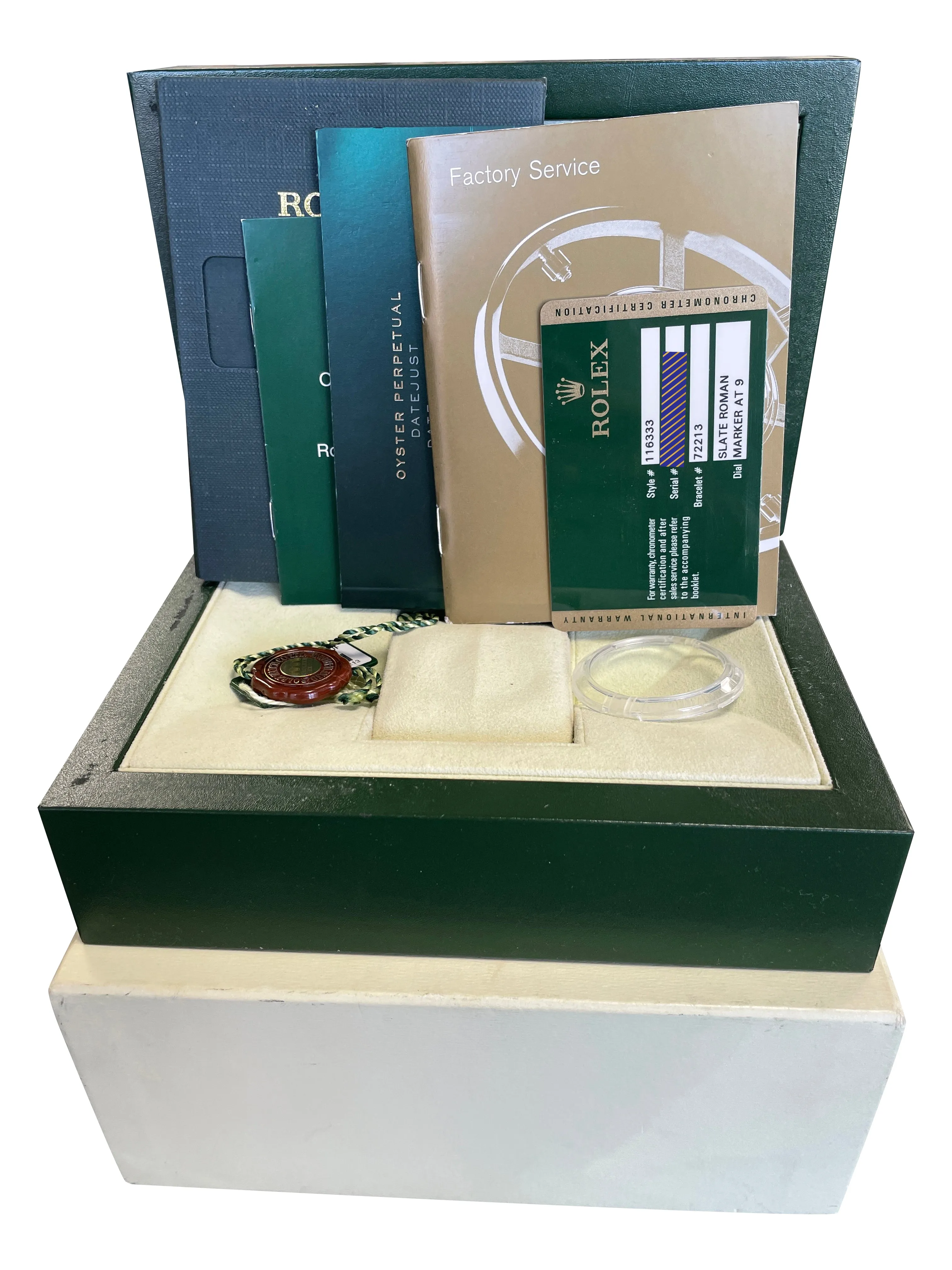 2013 UNPOLISHED Rolex Datejust II 2 WIMBLEDON 18K TwoTone Gold 41mm Watch 116333