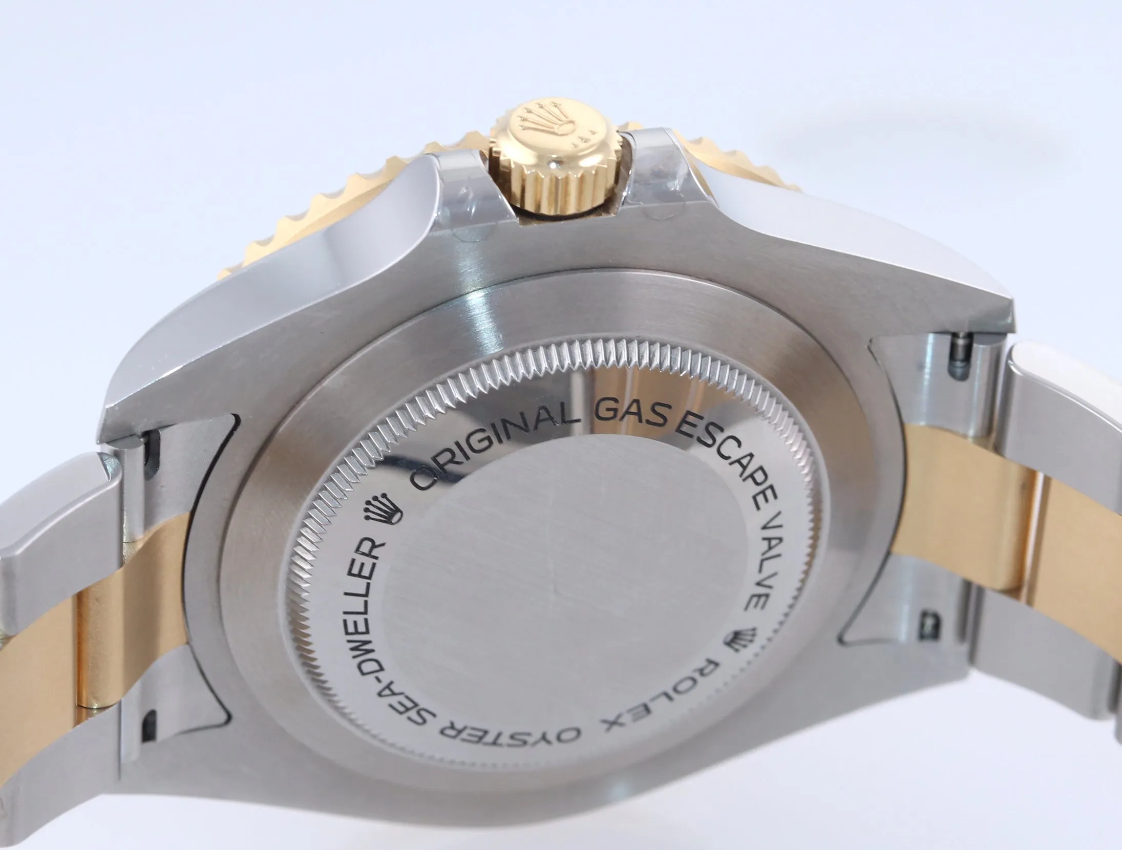 2019-2021 STICKERS Rolex Sea-Dweller 43 126603 Two-Tone Yellow Gold Watch