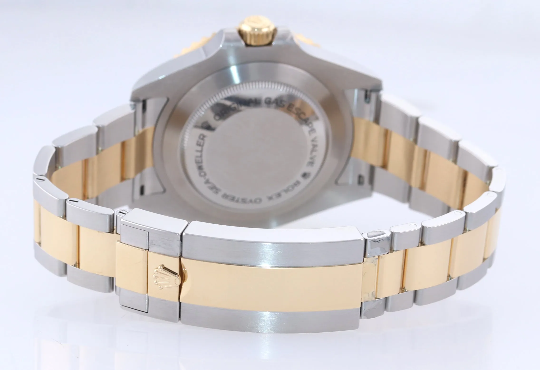 2019-2021 STICKERS Rolex Sea-Dweller 43 126603 Two-Tone Yellow Gold Watch