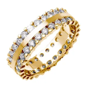 2.24ct 14K or 18K Yellow Gold Diamond Ring