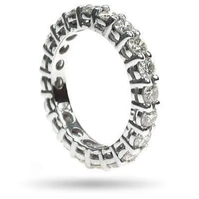 2.30 CT Round Cut Diamonds - Eternity Ring
