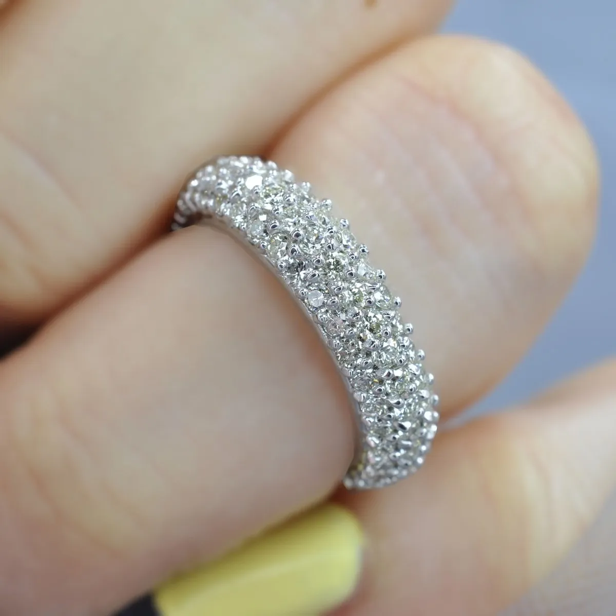 2.50 CT Round Cut Diamonds - Eternity Ring