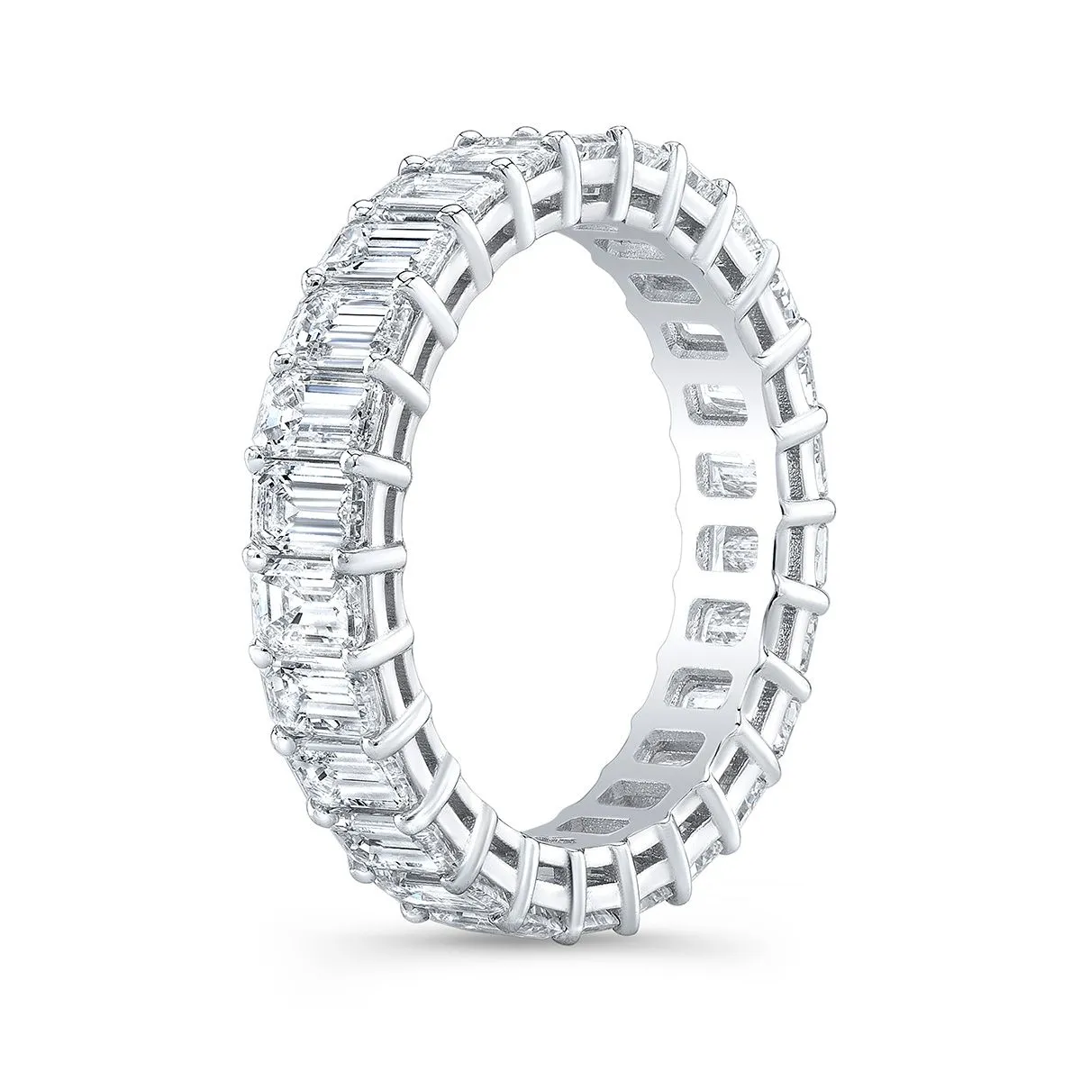 3 Carat Emerald Eternity Rings