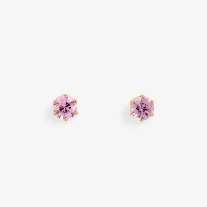3mm Pink Sapphire Studs | E1902PK