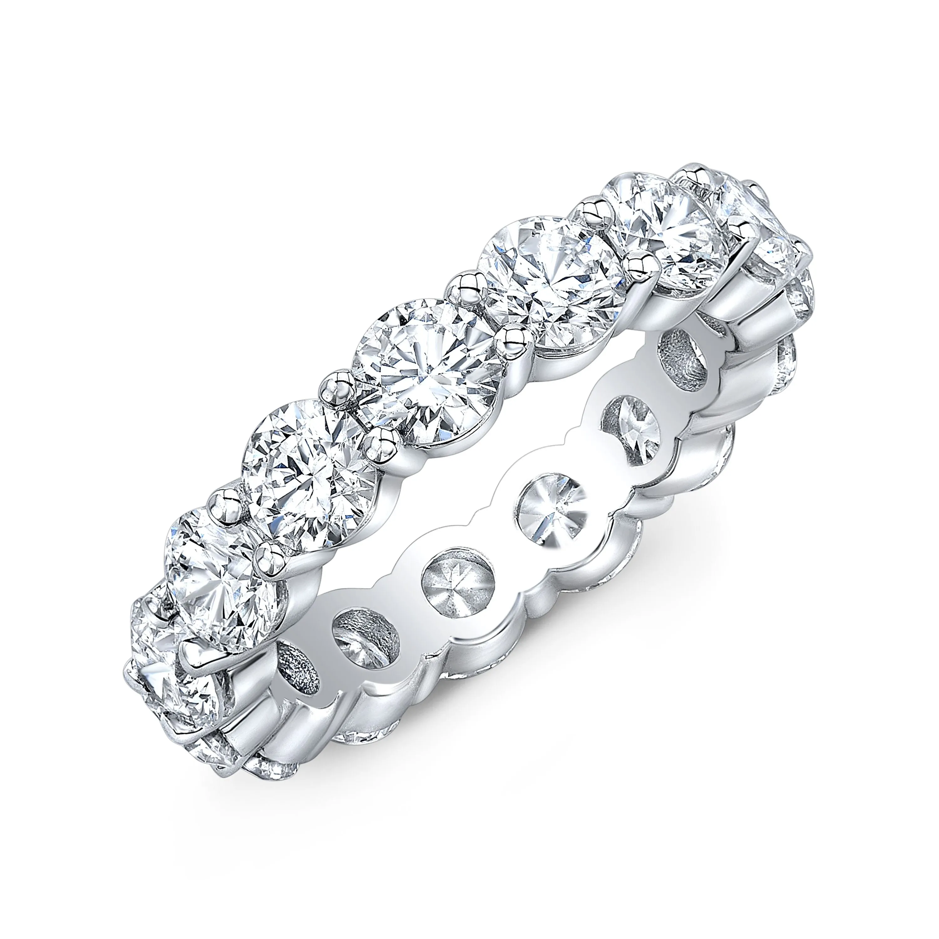 4 Carat Round Eternity Ring