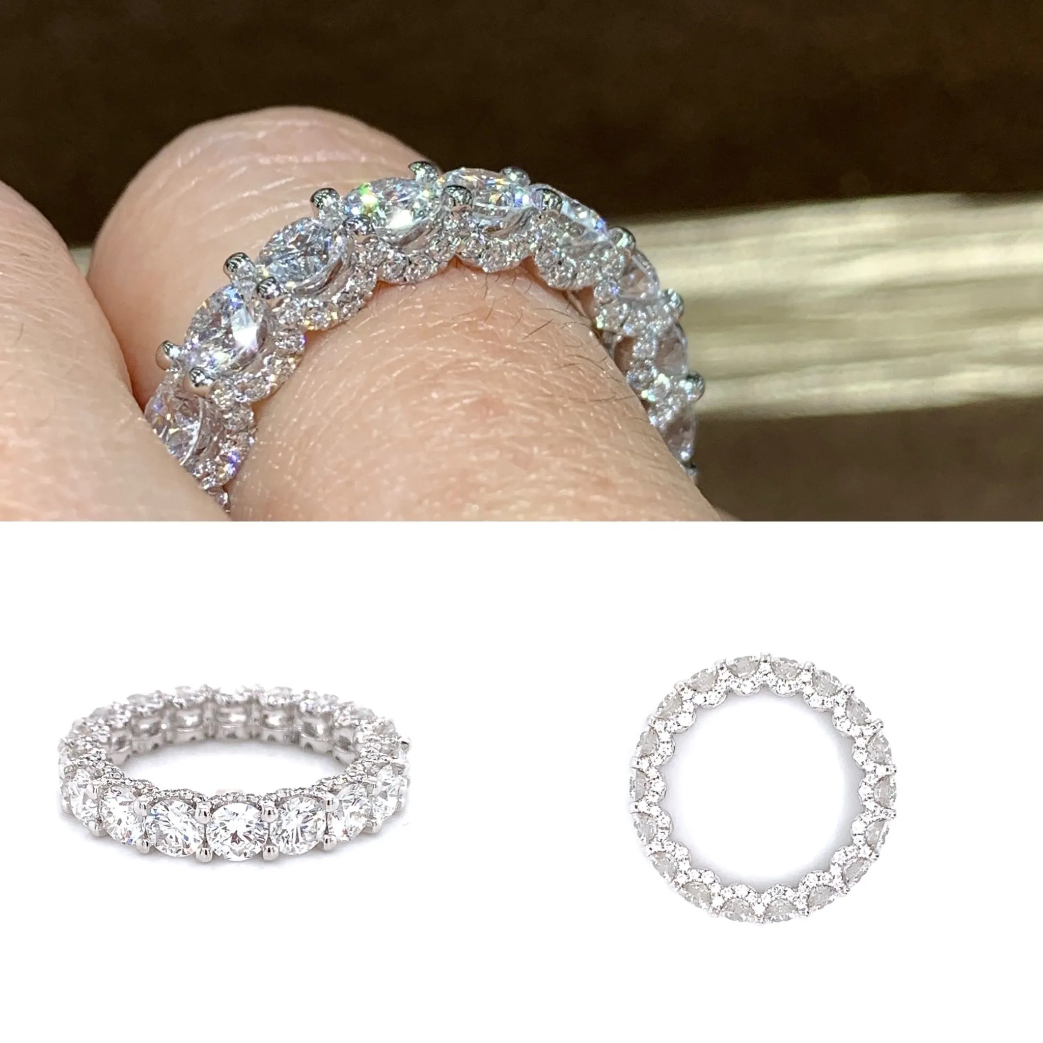 4.14ct t.w. All the Way Around Diamond Eternity Band