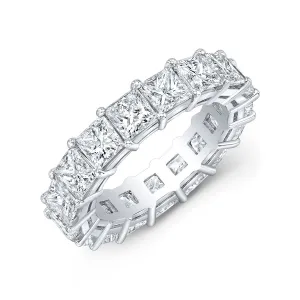 4.5 Carat Princess Eternity Band