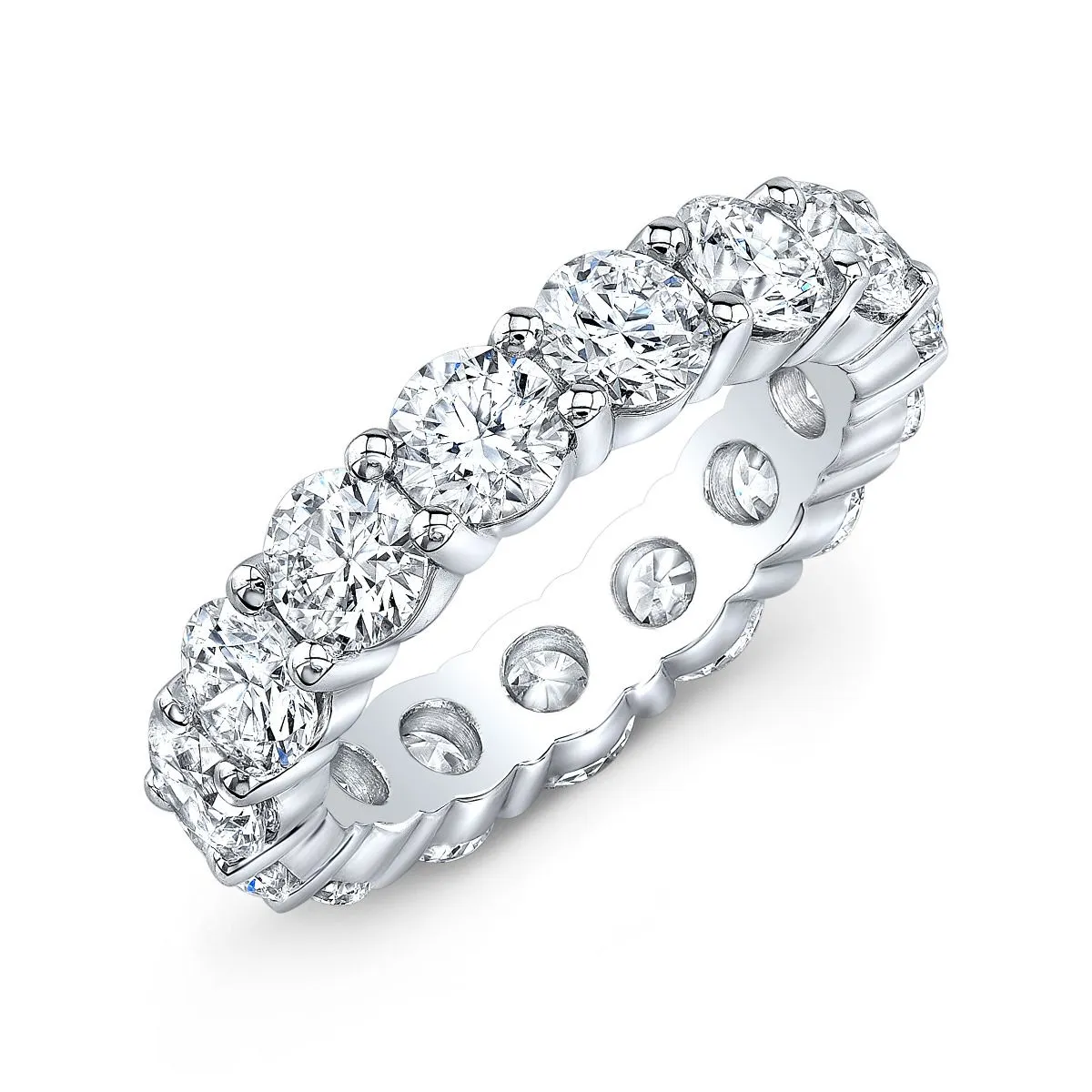 5 Carat Round Eternity Ring