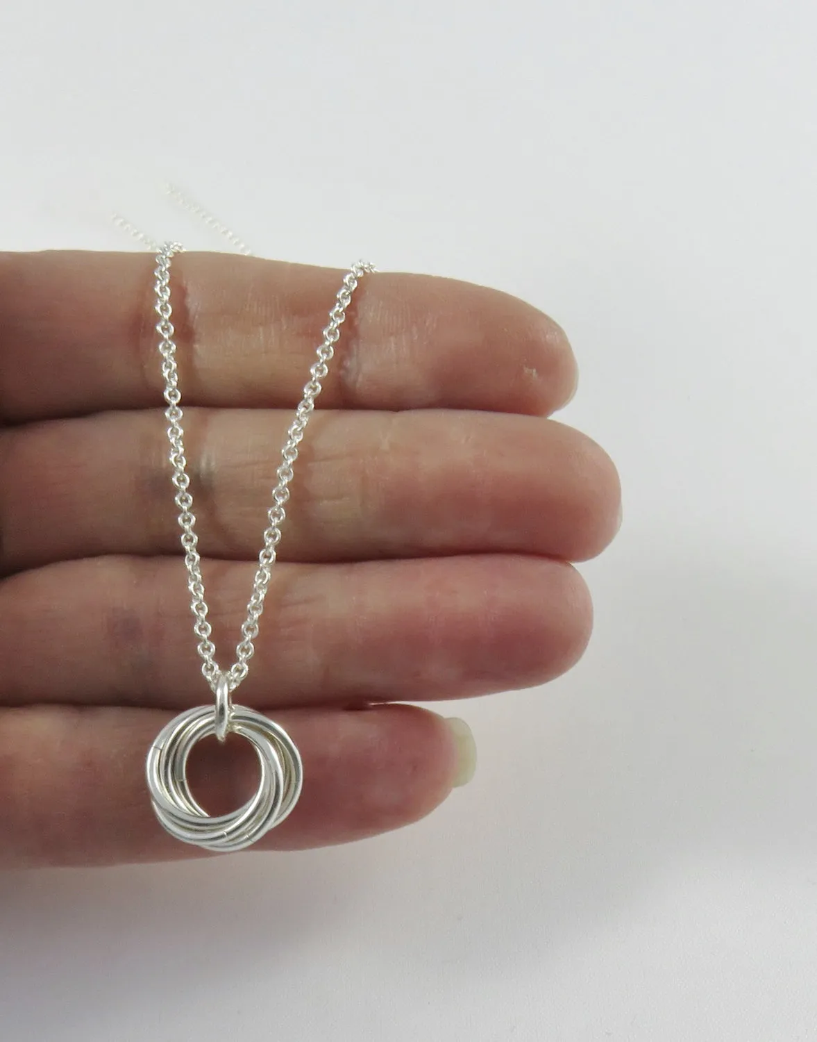 50th Birthday Gift for Women | Sterling Silver Birthday Necklace | 50th Birthday Gifts