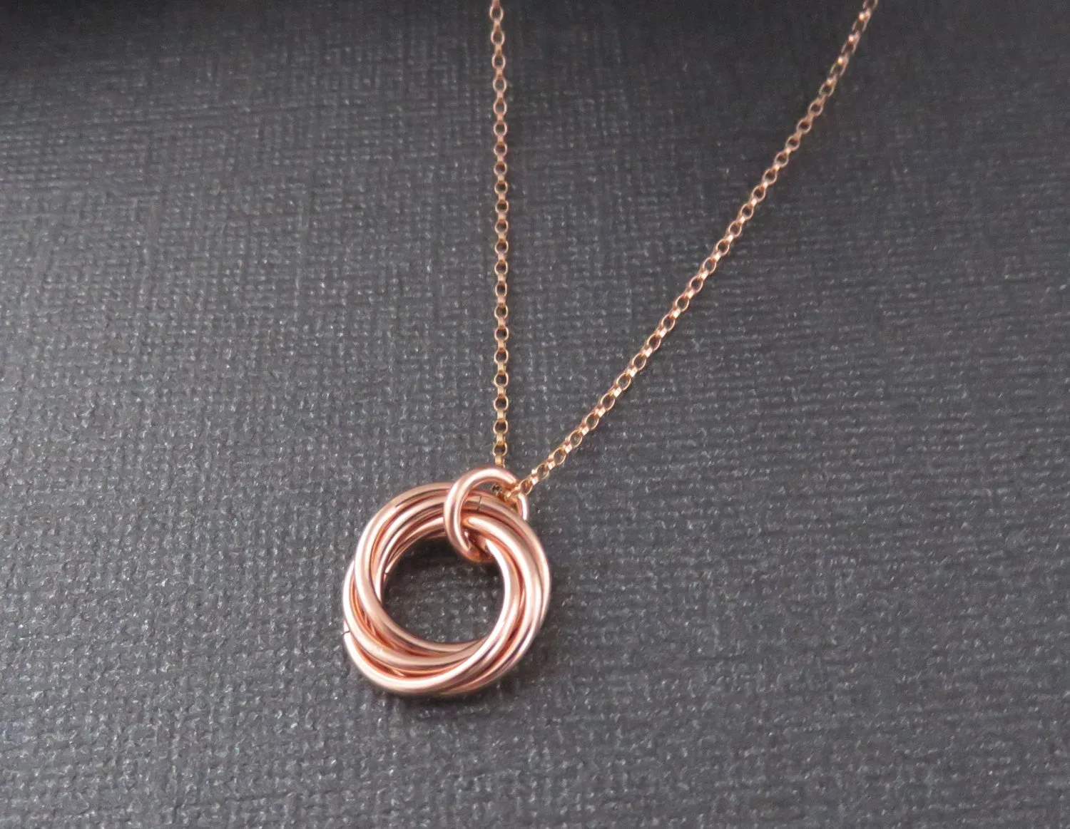 50th Birthday Necklace | Rose Gold Birthday Necklace | 50th Birthday Gifts