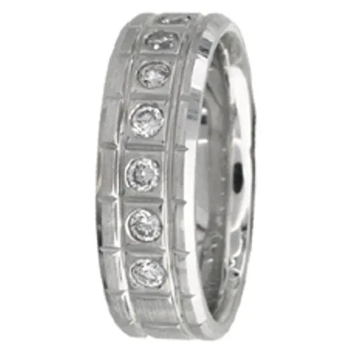 7 Stone Diamond Ring Band