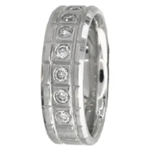 7 Stone Diamond Ring Band