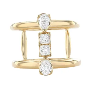 .75ct 18k Yellow Gold Diamond Ring