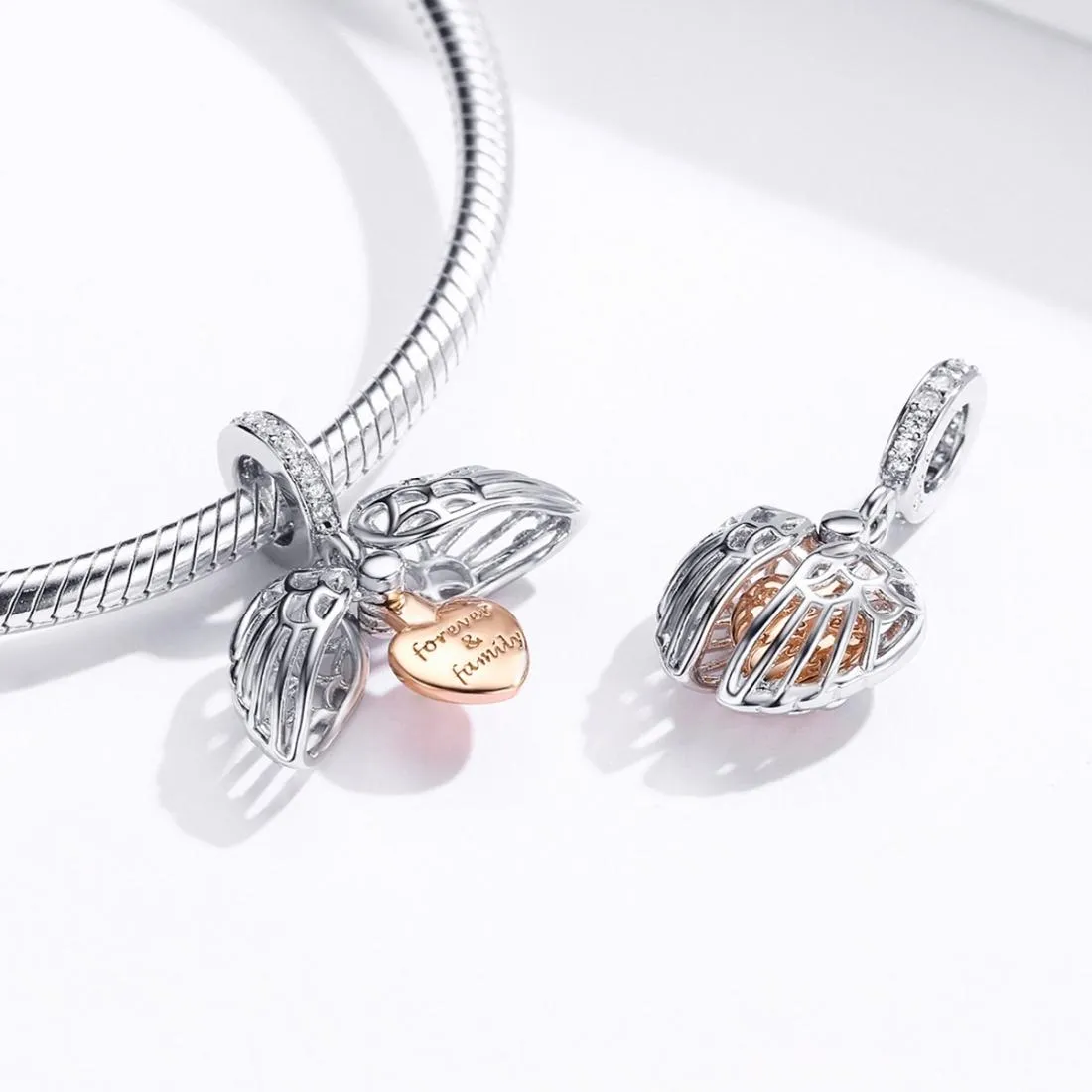 925 Sterling Silver Forever Home Charm For Diy Bracelets