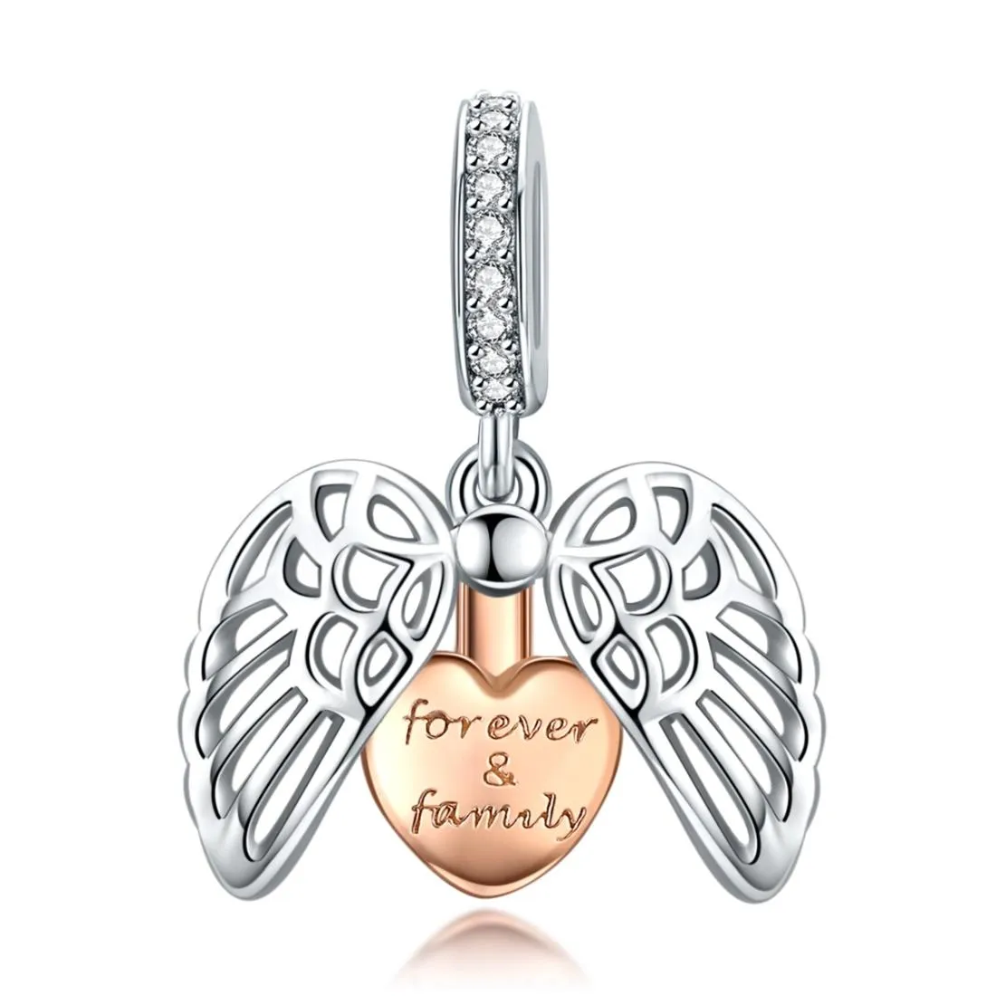 925 Sterling Silver Forever Home Charm For Diy Bracelets