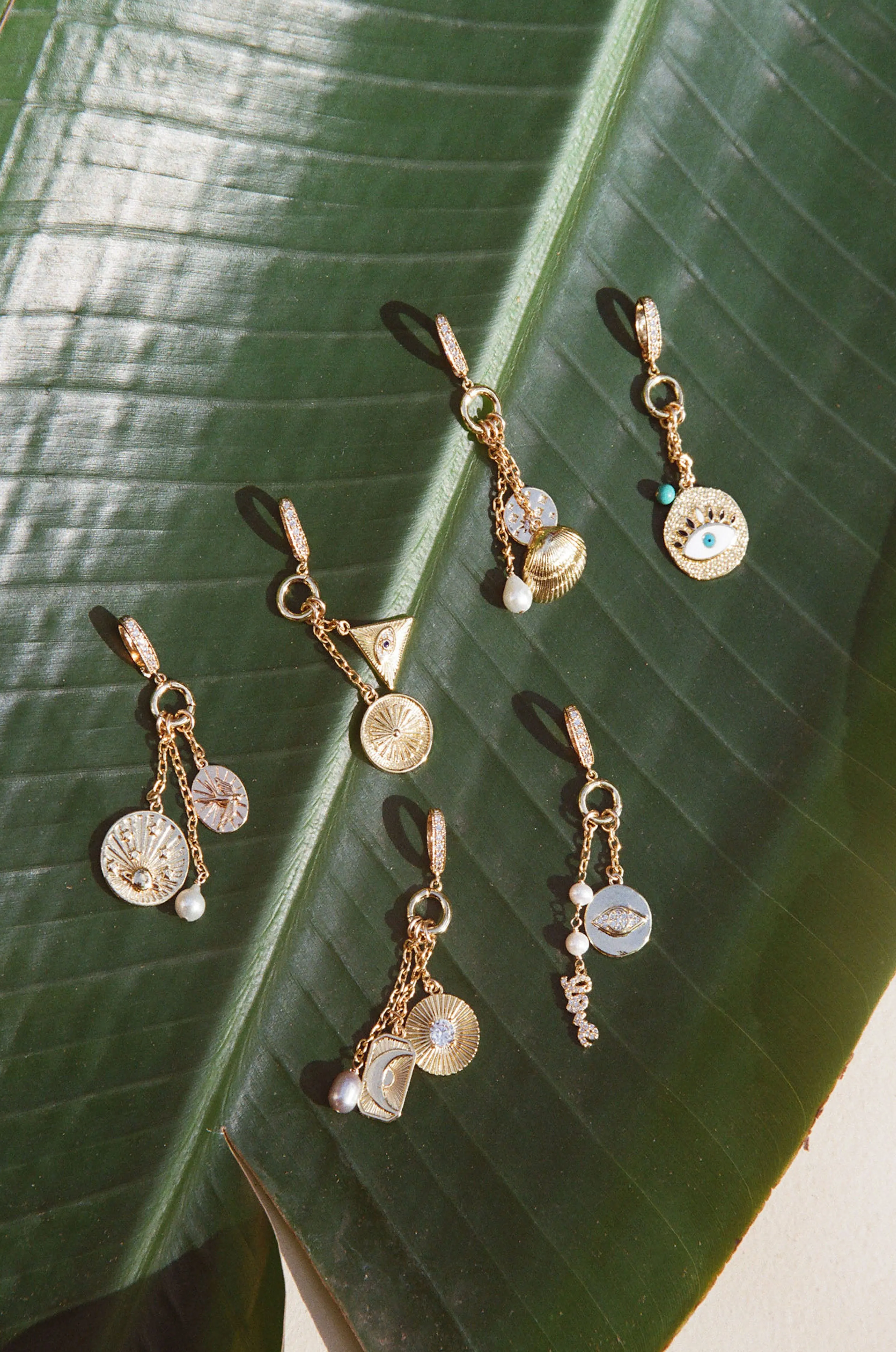 Adella Paperclip Chain Charm Necklace