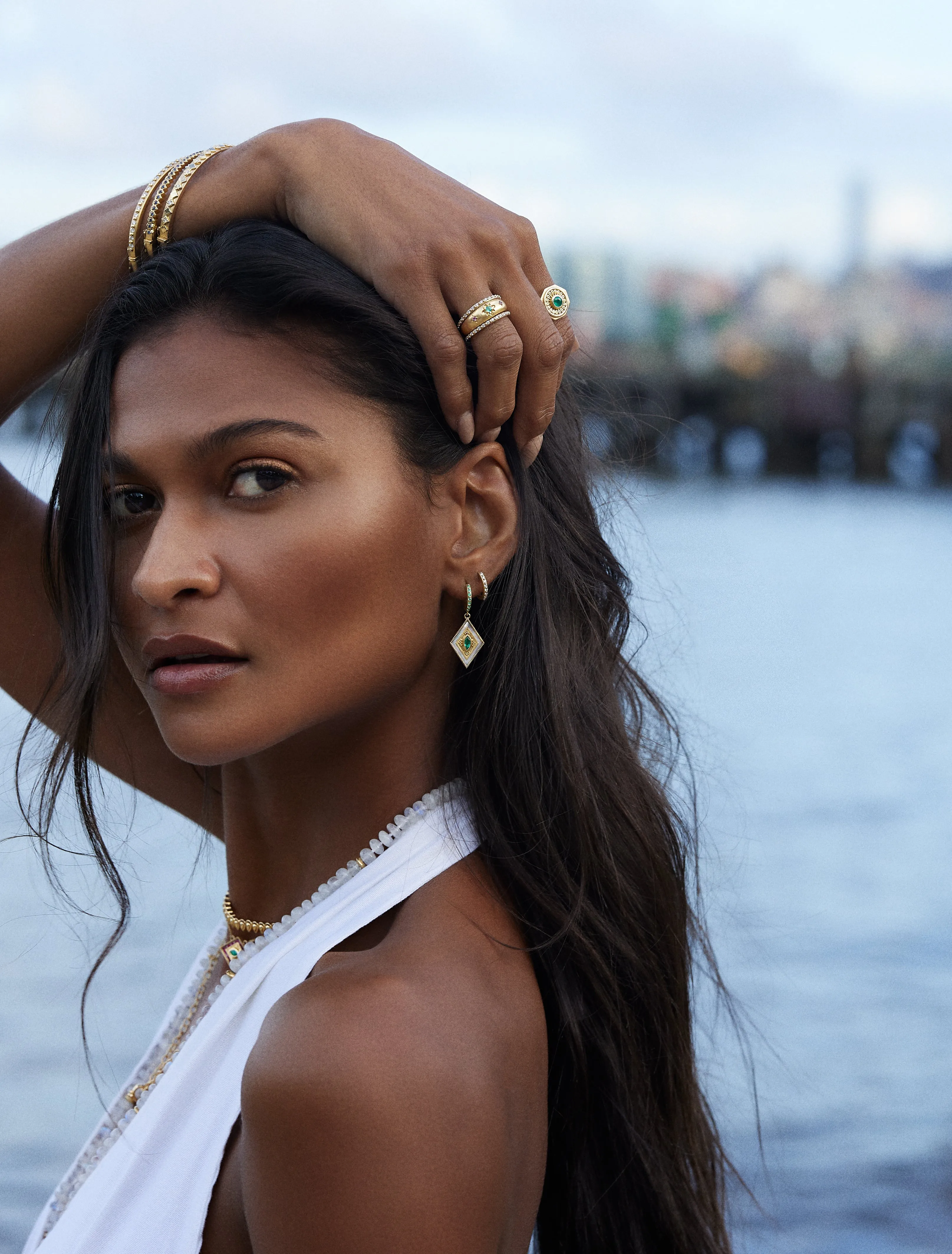 Ajna Hanging Earrings
