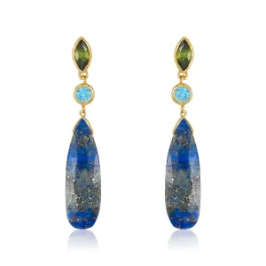Alexandra Lapis Earrings
